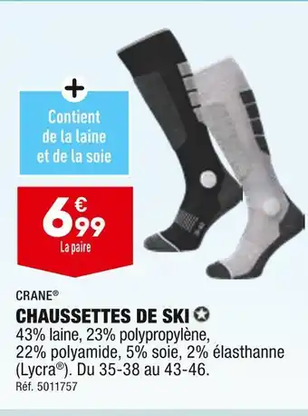 Crane chaussettes de ski