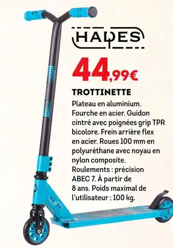 Sport 2000 Hades trottinette offre