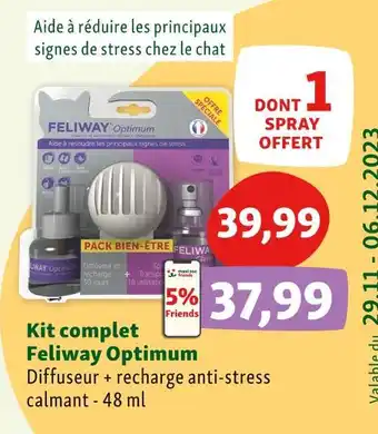 Feliway kit complet feliway optimum