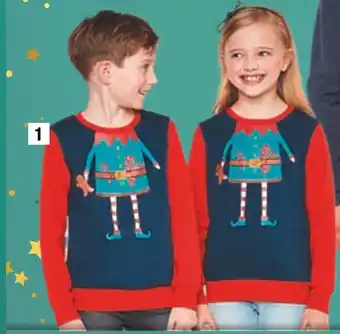ALDI Pocopiano sweatshirt de noël offre