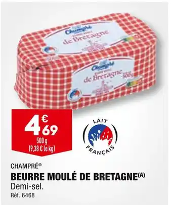 Champré beurre moulé de bretagne