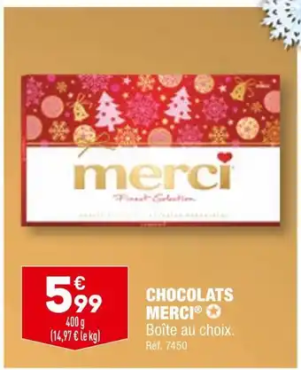 ALDI Merci chocolats offre