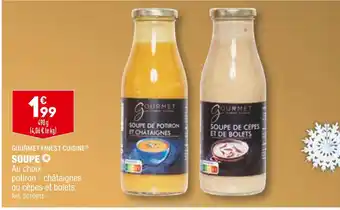 ALDI Gourmet finest cuisine soupe offre