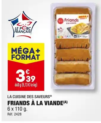 ALDI La cuisine des saveurs friands à la viande offre