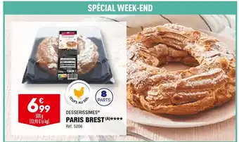 ALDI Desserissimes paris brest offre