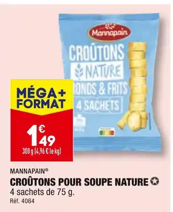 ALDI Mannapain croûtons pour soupe nature offre