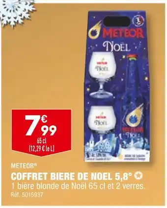 ALDI Meteor coffret biere de noel 5,8° offre