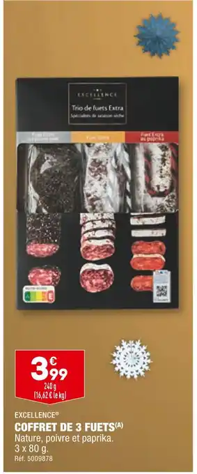 ALDI Excellence coffret de 3 fuets offre