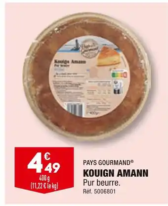 ALDI Pays gourmand kouign amann offre