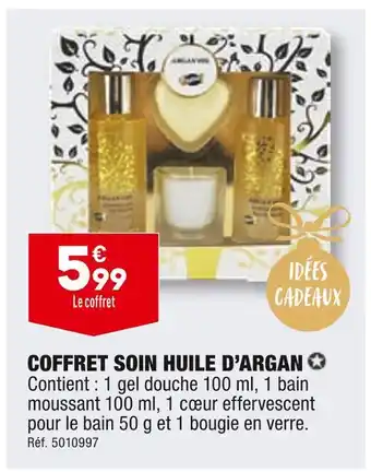 ALDI Coffret soin huile d’argan offre
