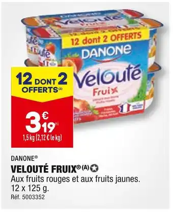 ALDI Danone velouté fruix offre