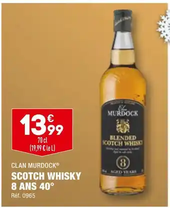ALDI Clan murdock scotch whisky 8 ans 40° offre