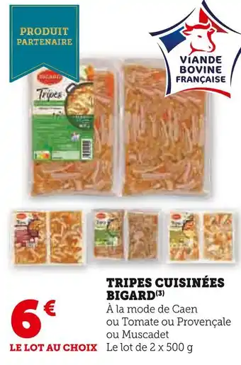 Super U Bigard tripes cuisinées offre