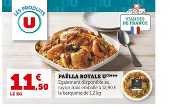 Super U U paëlla royale offre