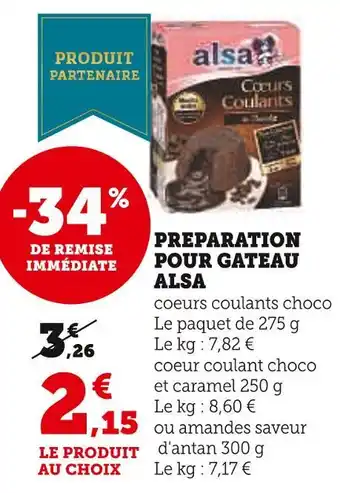 Alsa preparation pour gateau