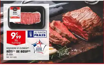 ALDI Boucherie st-clément rôti de bœuf offre