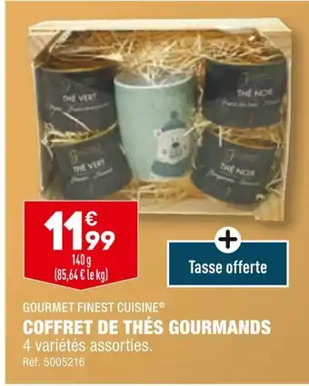 ALDI Gourmet finest cuisine coffret de thés gourmands offre