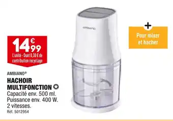 ALDI Ambiano hachoir multifonction offre