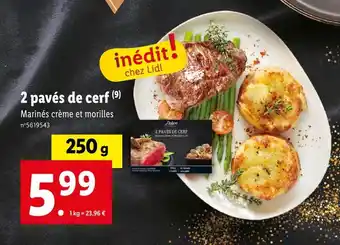 Lidl Deluxe 2 pavés de cerf offre