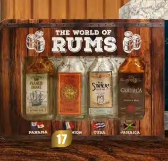 Coffret de rhums du monde