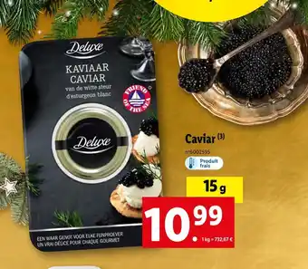 Lidl Deluxe caviar offre