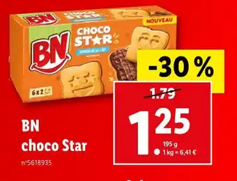 Lidl Bn bn choco star offre