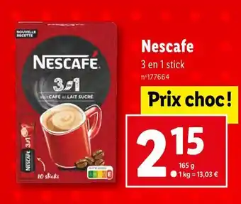 Lidl Nescafe nescafe offre