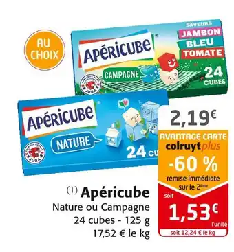 Colruyt Apéricube apéricube offre