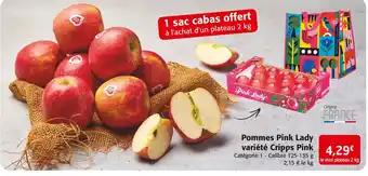 Pommes pink lady variété cripps pink