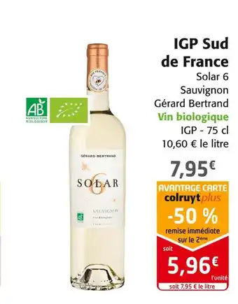 Colruyt Gérard bertrand igp sud de france offre