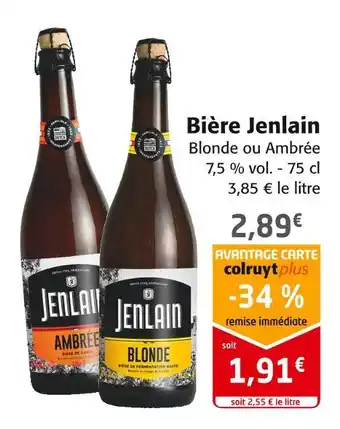 Colruyt Jenlain bière offre