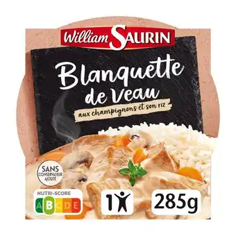 Carrefour Market William saurin plat cuisiné offre