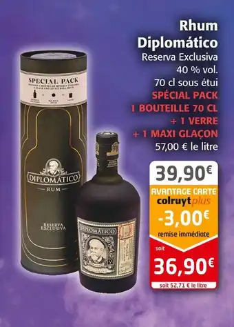 Colruyt Diplomático rhum offre