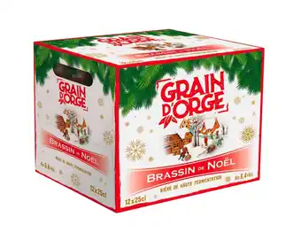Match Grain d'orge bière brassin de noël offre