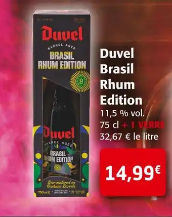 Colruyt Duvel brasil rhum edition offre