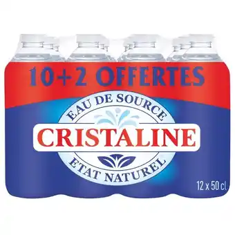 Carrefour Market Cristaline eau de source naturelle offre