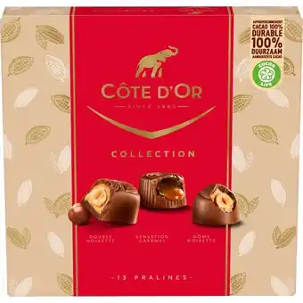 Carrefour Market Côte d'or coffret chocolats collection offre