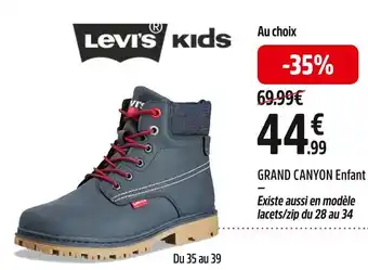 Intersport Levi's kids grand canyon enfant offre