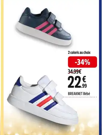 Intersport Adidas breaknet bébé offre
