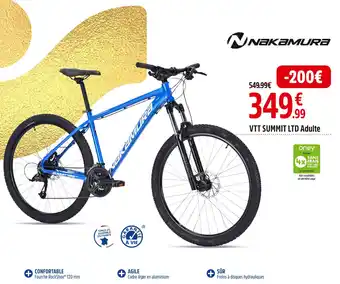 Intersport Nakamura vtt summit ltd adulte offre