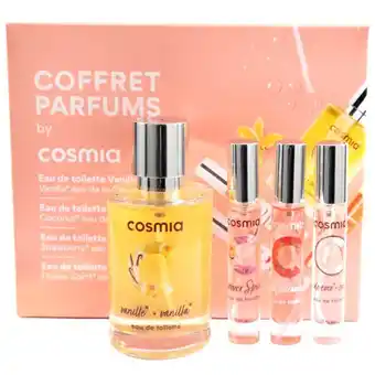Auchan Coffret parfums cosmia offre