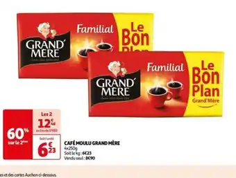 Auchan CAFÉ MOULU GRAND MÈRE offre