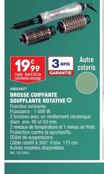 ALDI BROSSE COIFFANTE SOUFFLANTE ROTATIVE offre