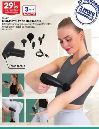 ALDI MINI-PISTOLET DE MASSAGE offre