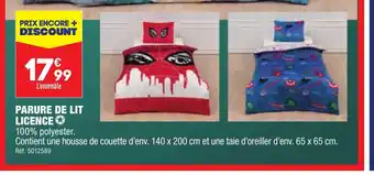 ALDI PARURE DE LIT LICENCE offre