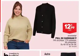 ALDI PULL OU CARDIGAN offre