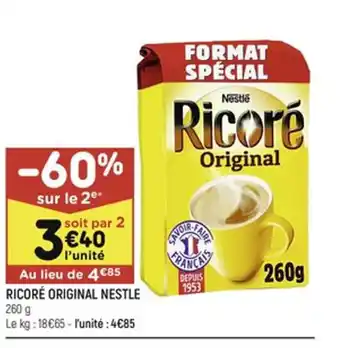 Leader Price RICORÉ ORIGINAL NESTLE 260 g offre