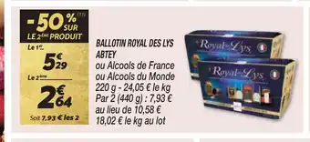 Netto BALLOTIN ROYAL DES LYS ABTEY offre