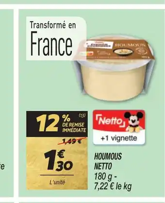Netto HOUMOUS NETTO offre