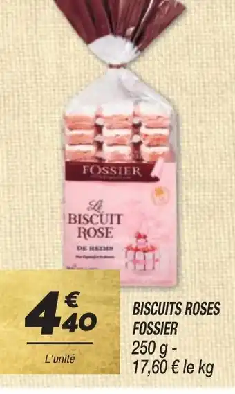 Netto BISCUITS ROSES FOSSIER offre